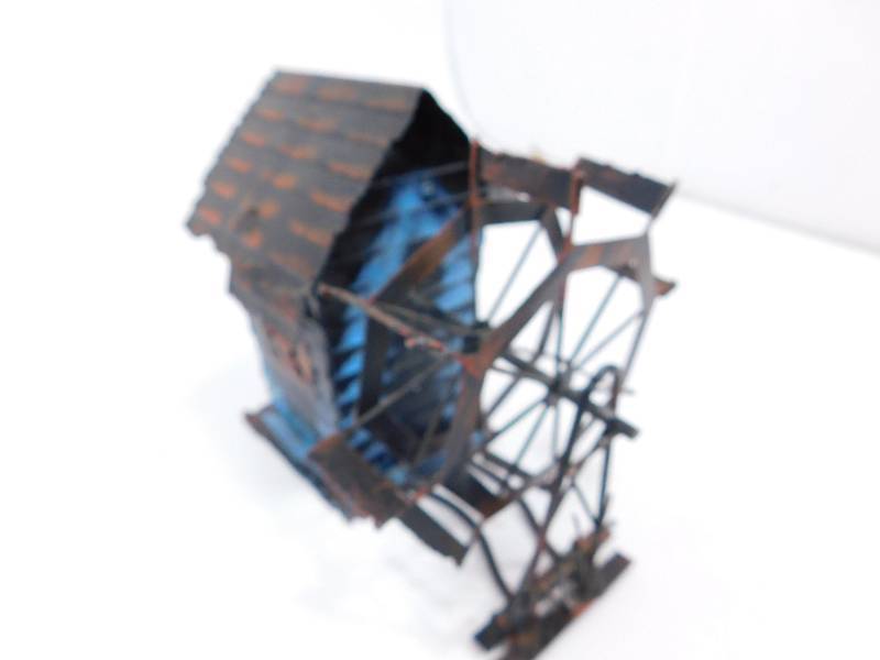lot 30 image: Copper Building With Windmill Music Box