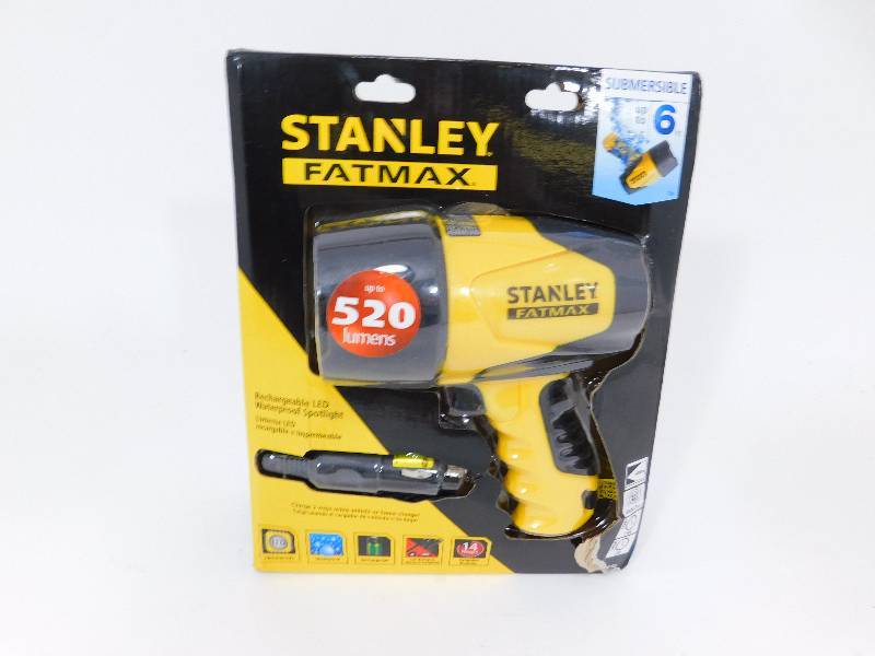 lot 60 image: Stanley FATMAX  Rechargeable LED Waterproof Spotlight