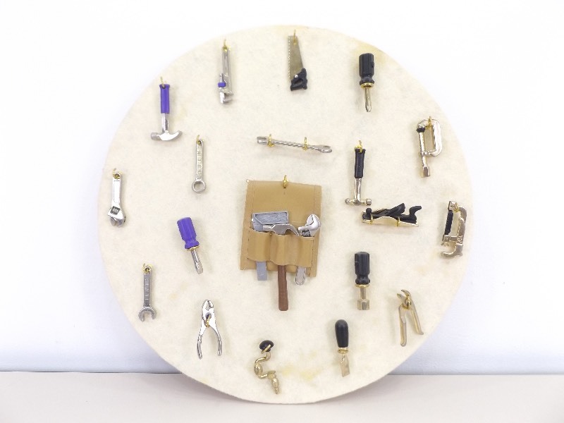 lot 17 image: Miniature Tool Wall Hanging