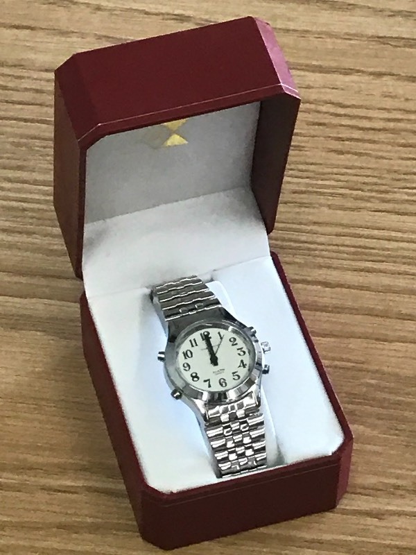 lot 24 image: ILA Quartz Talking Watch With Alarm...