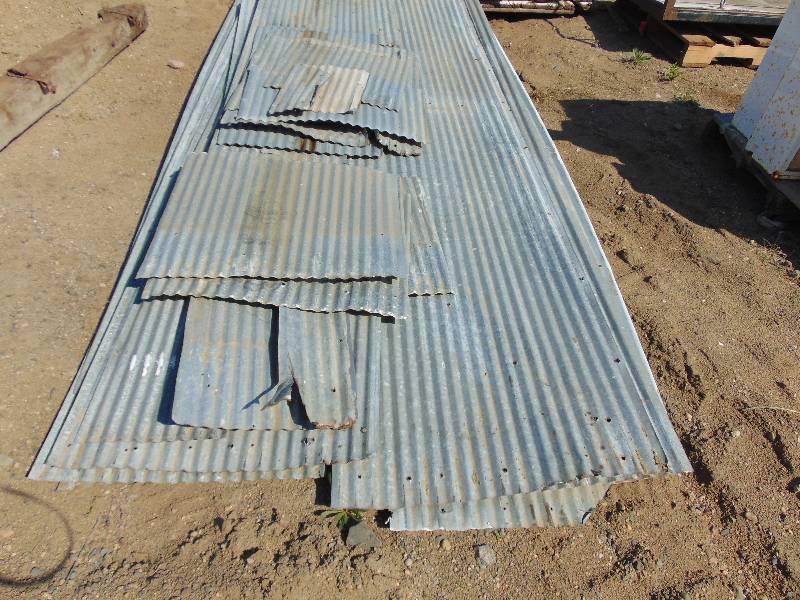 lot 10 image: Corrugated Barn Tin