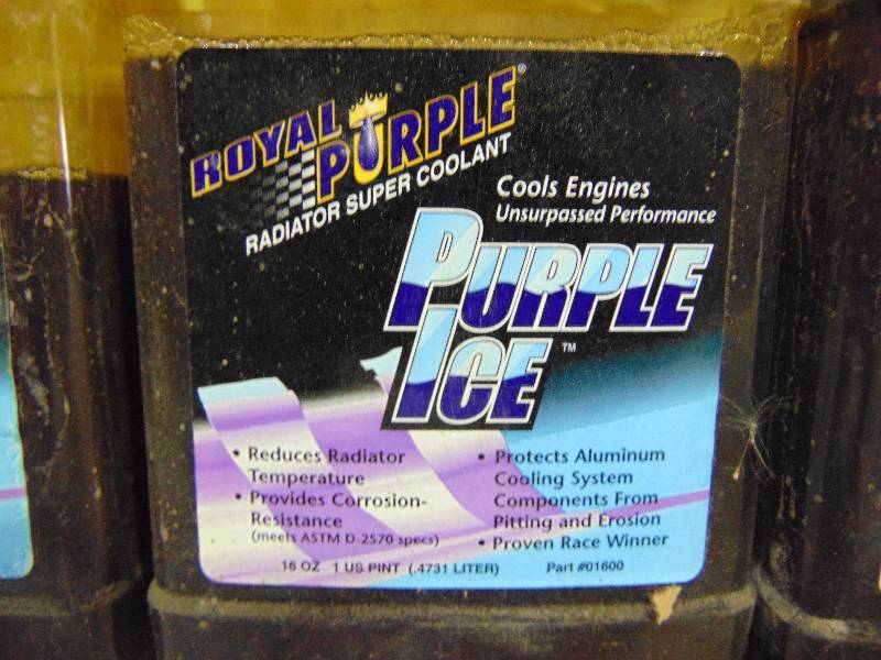 lot 81 image: (8) Bottles of Purple Ice Radiator Coolant