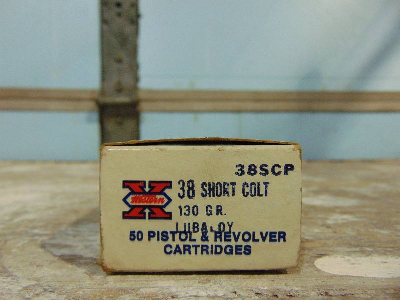 lot 93 image: Box of 38 Special Colt 130 Grain Bullets