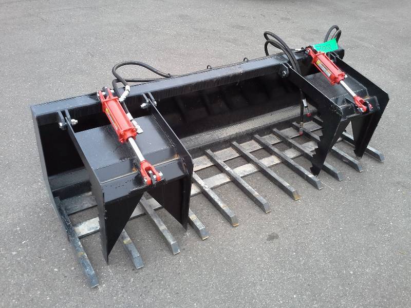 84 Double Grapple Bucket (Skidsteer Attachment)