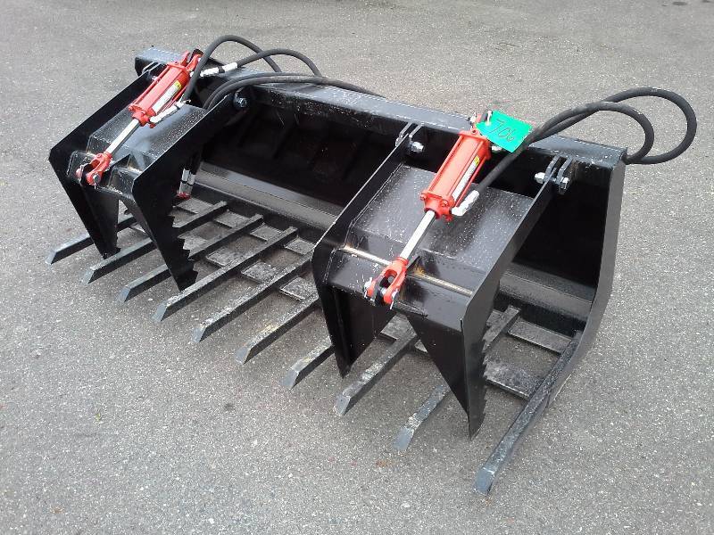 72 Double Grappler Bucket (Skid Steer Attachment)