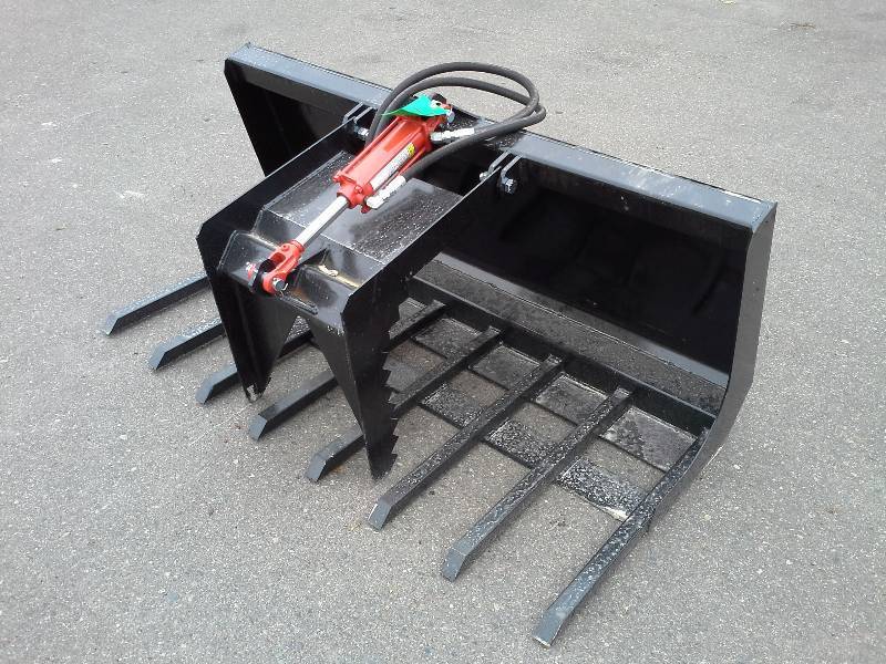 60 Single Grapple Bucket (Skidsteer Attachment)