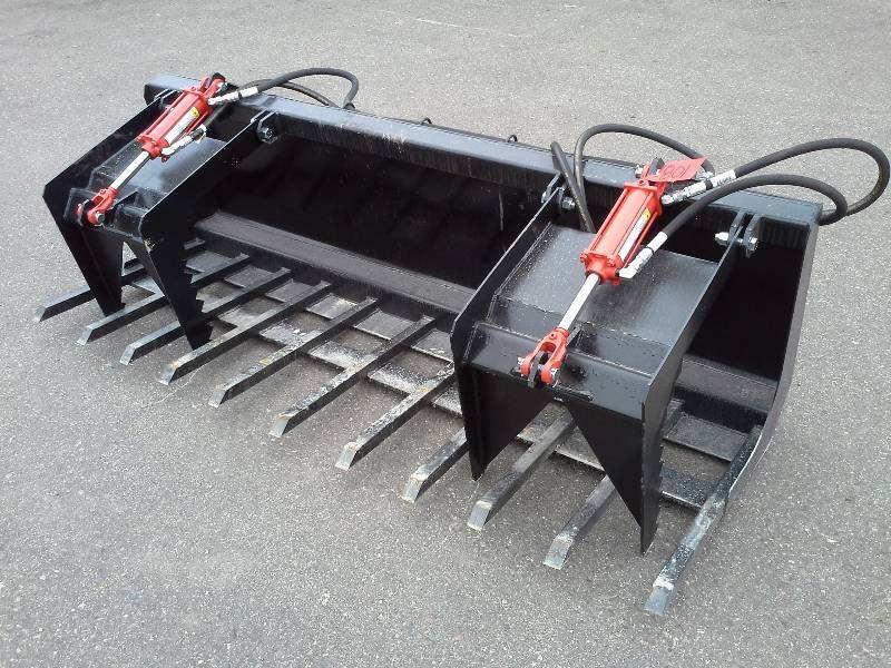 84 Double Grapple Bucket (Skidsteer Attachment)