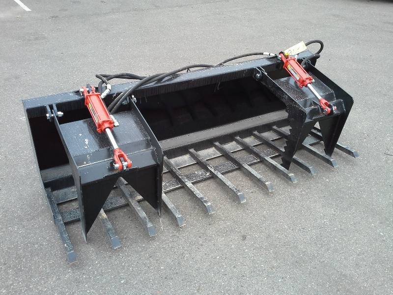 84 Double Grapple Bucket (Skidsteer Attachment)