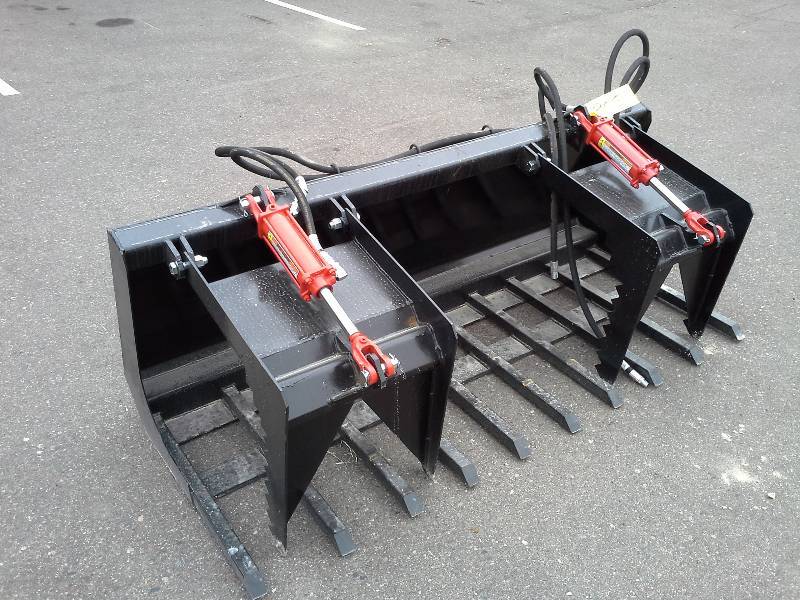 72 Double Grappler Bucket (Skid Steer Attachment)