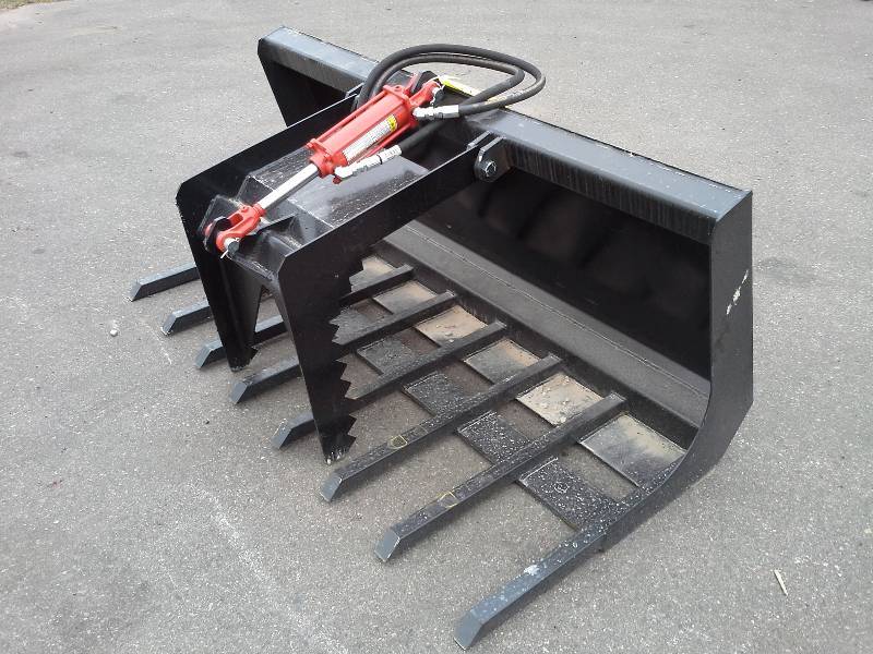60 Single Grapple Bucket (Skid Steer Attachment)