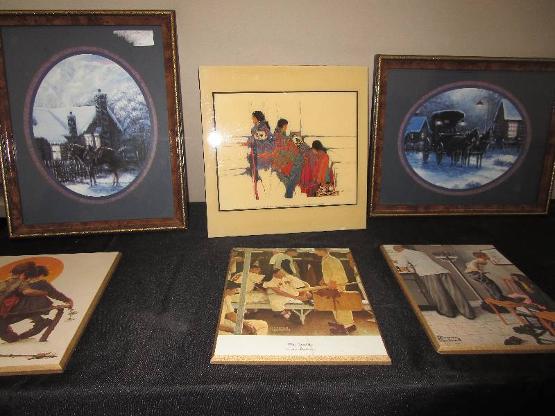 lot 6 image: Various Art including Norman Rockwell
