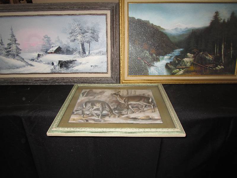 lot 7 image: Various Art, Some on Canvas
