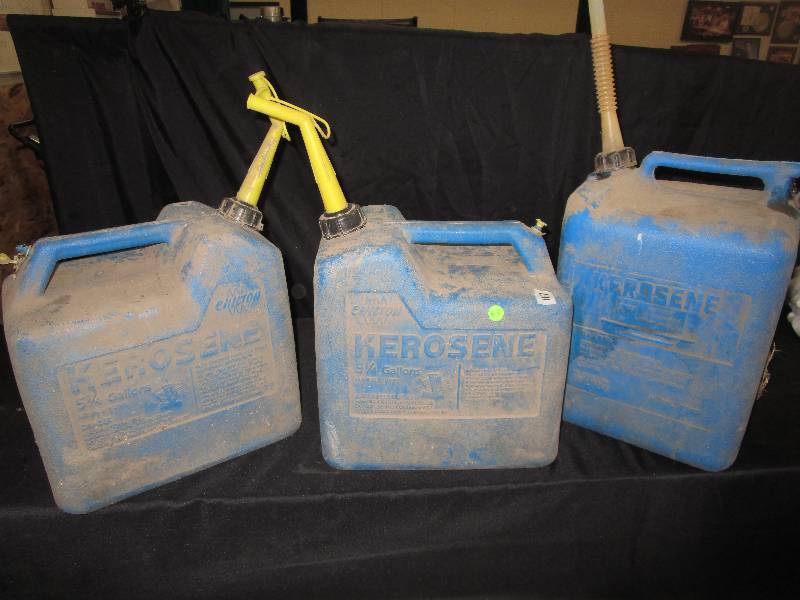 lot 65 image: 3 Kerosene Cans