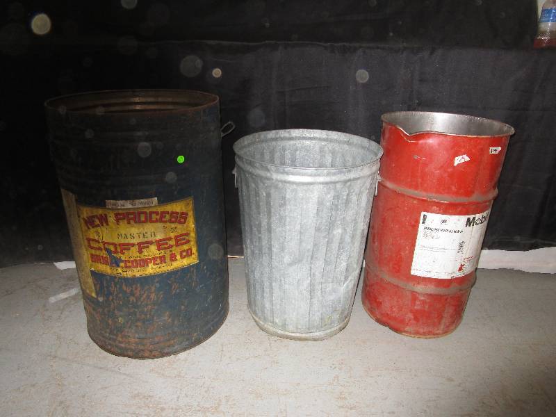 lot 69 image: Metal Cans