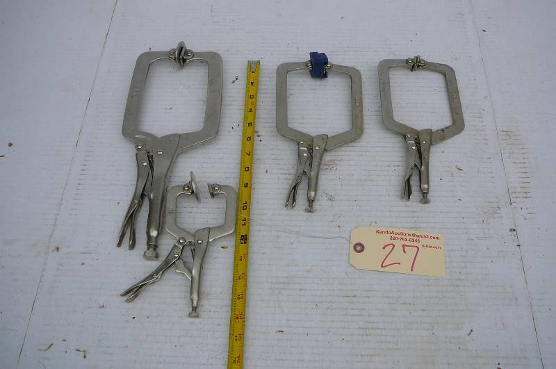 lot 27 image: Vice Grip C-Clamps