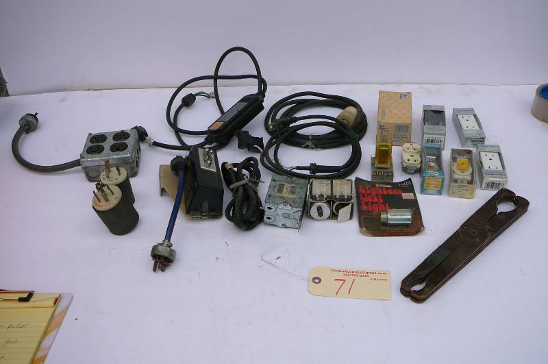 lot 71 image: Misc. Electrical Supplies
