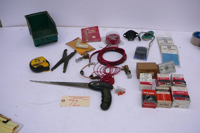 lot 72 image: Misc. Electrical Supplies