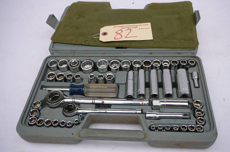 lot 82 image: Craftsman Socket Set
