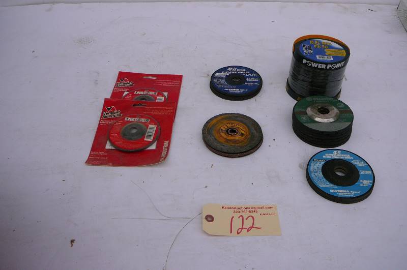 lot 122 image: Grinding Wheel Lot