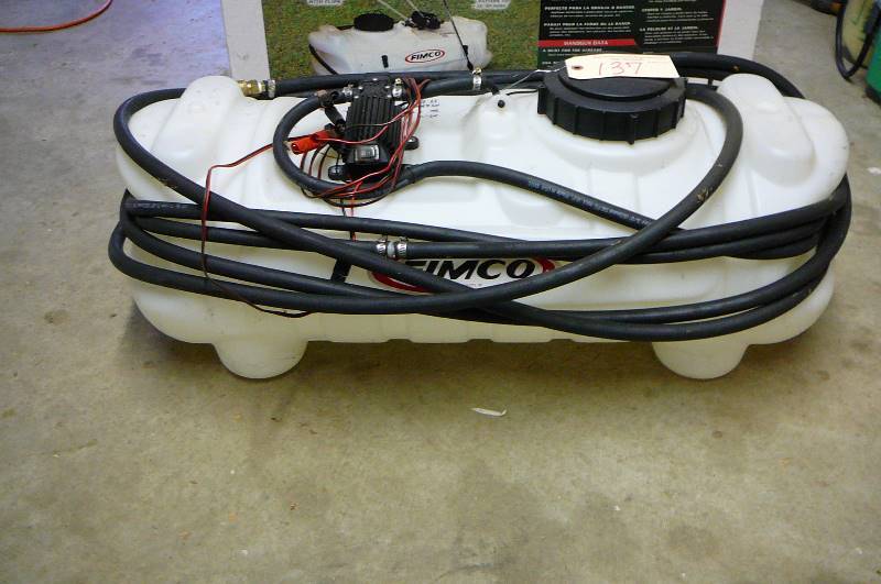 lot 137 image: Fimco 15 gallon 12 Volt Spot Sprayer. No wand.
