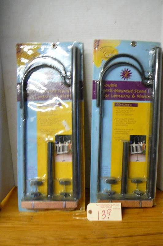 lot 139 image: Double Deck Mounted Stands
