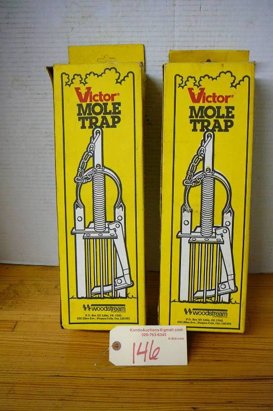 lot 146 image: 2 Victor Mole Traps