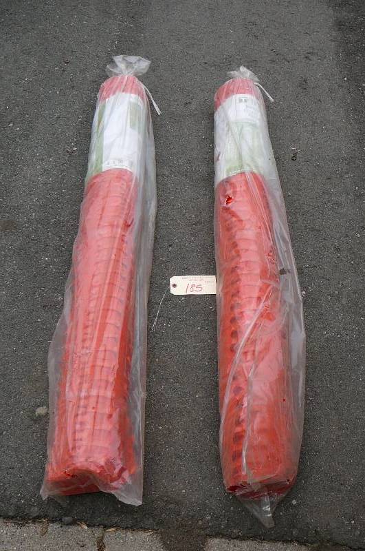 lot 185 image: (2) Rolls of New Snow Fence 4x 50