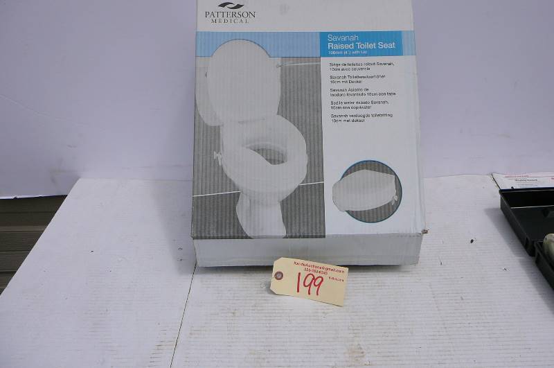 lot 199 image: Petterson Medical Raised Toilet Seat