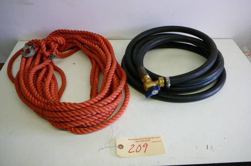 lot 209 image: Rope & Hose