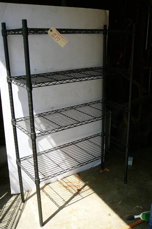 lot 217 image: Adjustable Metal Shelf NSF