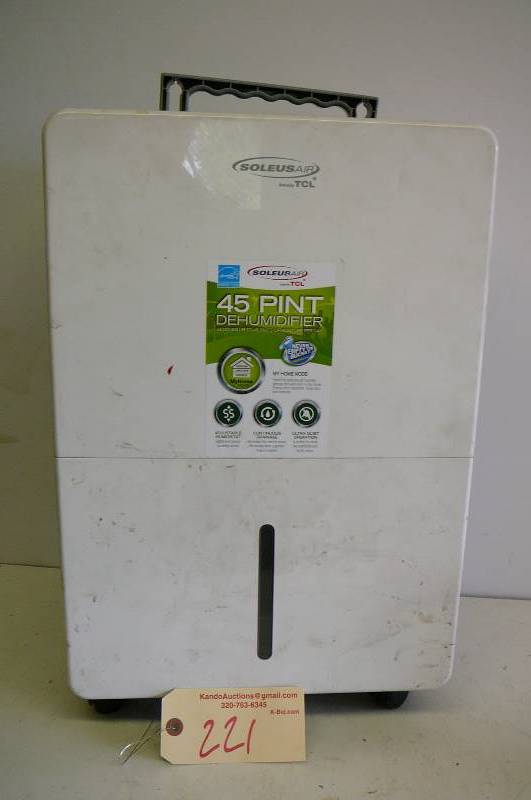 lot 221 image: Soleusair Dehumidifier