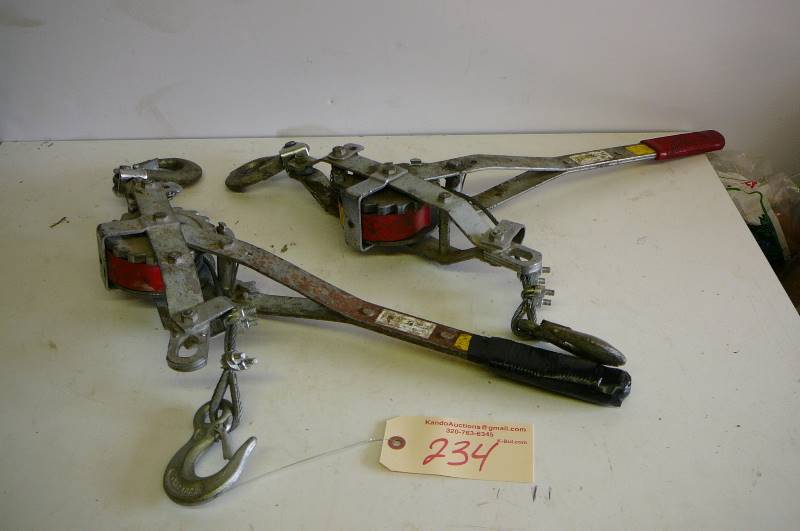 lot 234 image: 2 Beebe Ratchet Puller