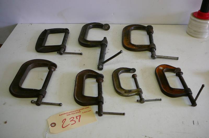 lot 237 image: C-Clamps