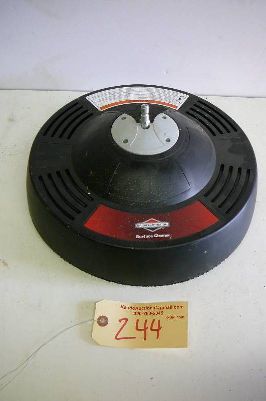 lot 244 image: Briggs & Stratton Surface Cleaner
