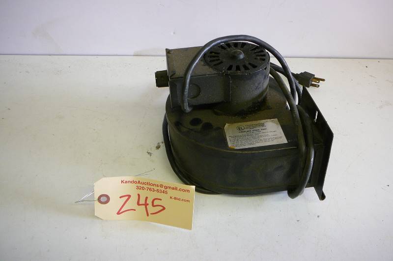 lot 245 image: Fire Place Stove Blower Motor