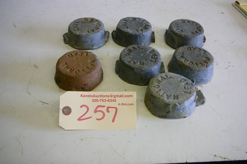lot 257 image: 35 Lbs. of Lead approx.