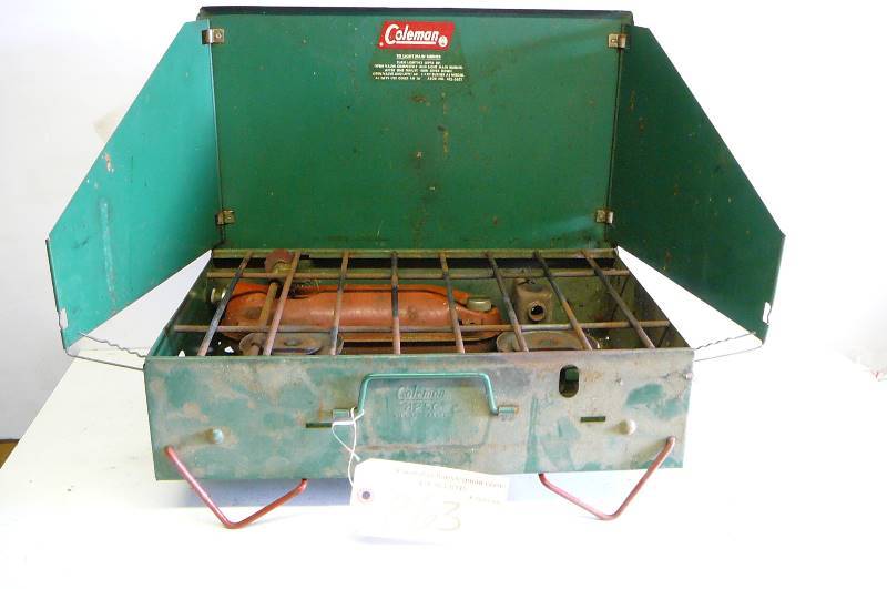 lot 263 image: Coleman 425C Portable Camp Cook Stove 2 burner