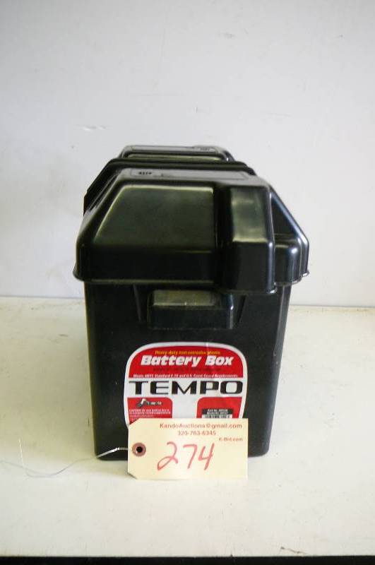 lot 274 image: Tempo Battery Box