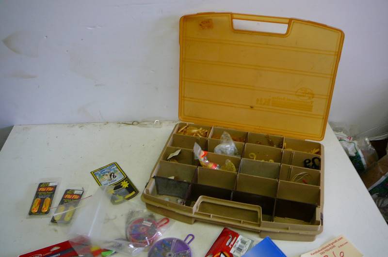 lot 336 image: Tackle box with tackle