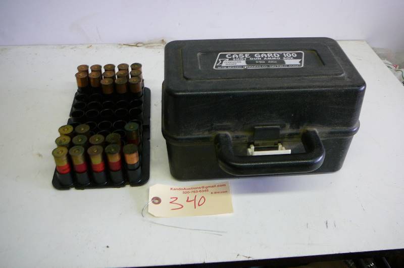 lot 340 image: Shot gun shell case