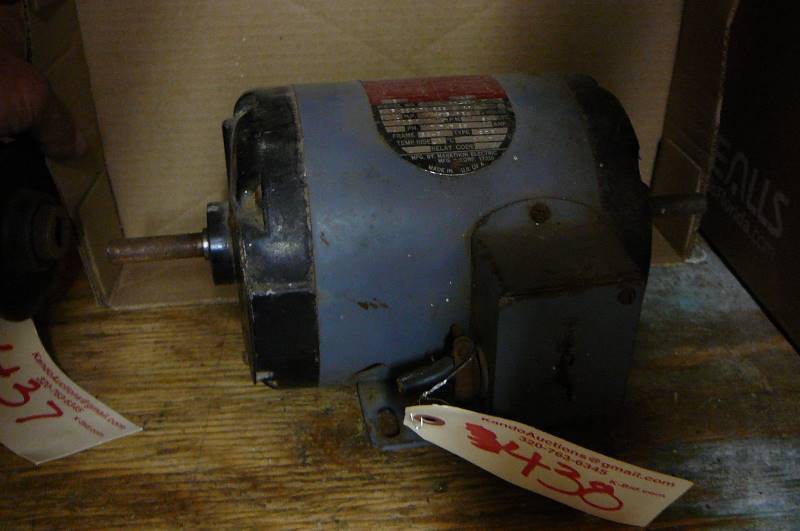 lot 438 image: Rockwell electric motor Model# 62-610 12 hp