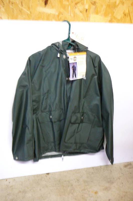 lot 468 image: New reliable north star 3 pc rain suit size Large