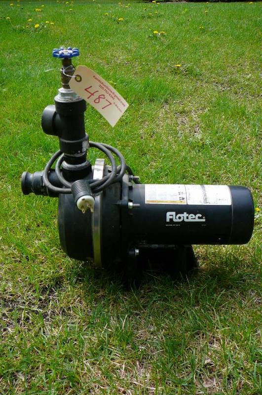 lot 487 image: Flotec 1 12 hp water pump