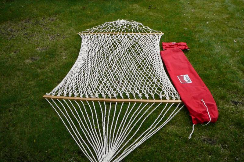lot 497 image: Tree hanging hammock with bag chair