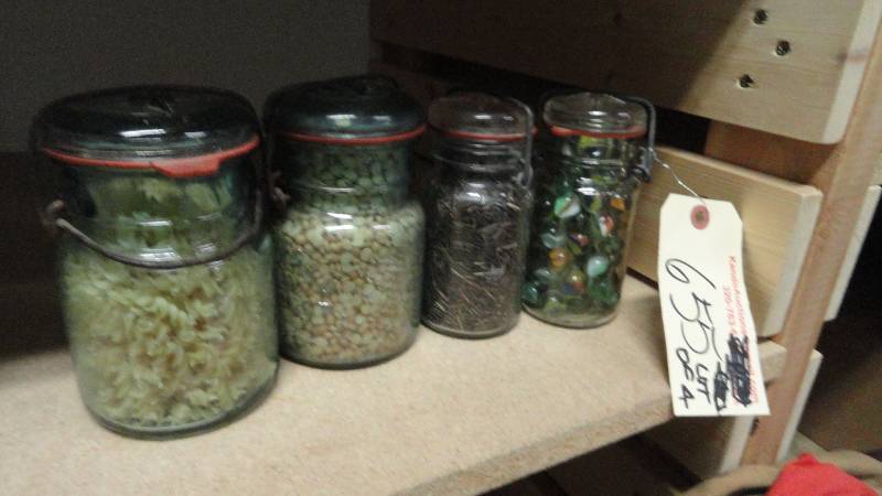 lot 655 image: Jars with lids