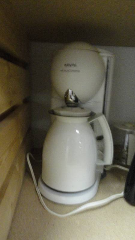 lot 656 image: Crock Pot, Coffee Maker and Pots