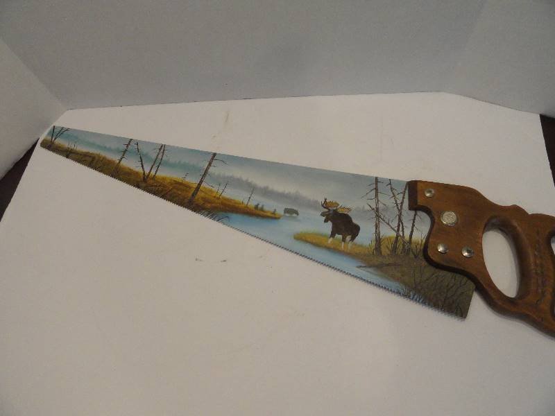 lot 755 image: Decorative saw