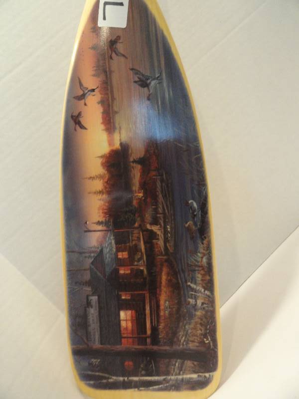 lot 759 image: Decorative Oar Outback trading shack