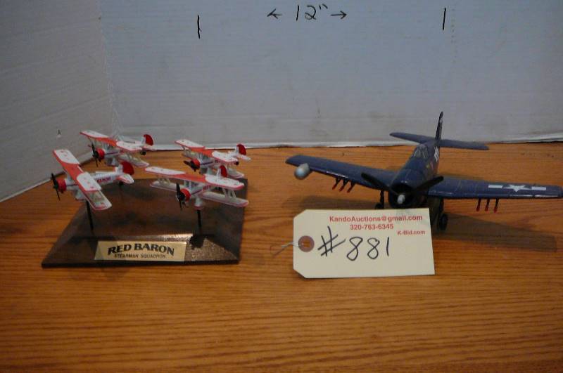 lot 881 image: Model Plane Display