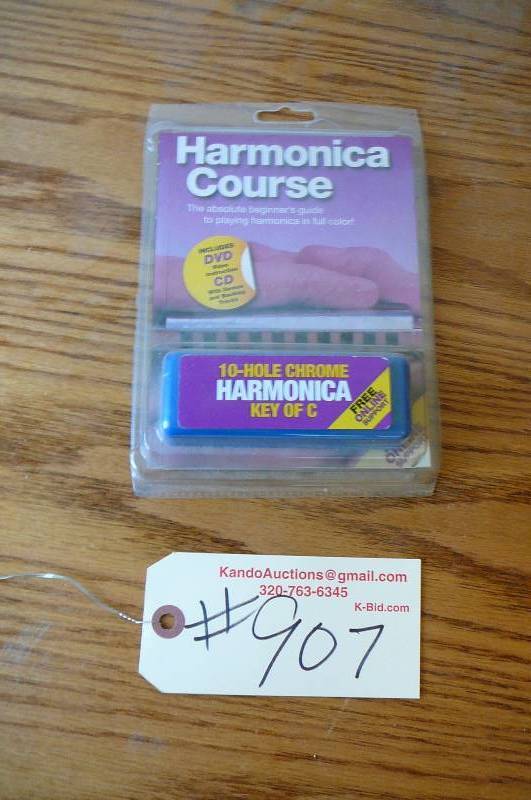 lot 907 image: 10 Hole Harmonica